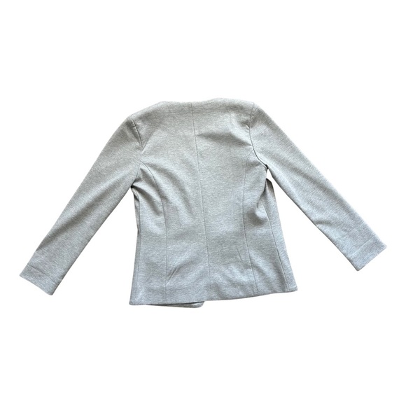 ASOS Collarless Heather Gray Knit Blazer LIKE NEW!! - Picture 2 of 12